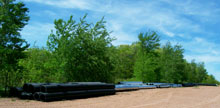 rows of culverts